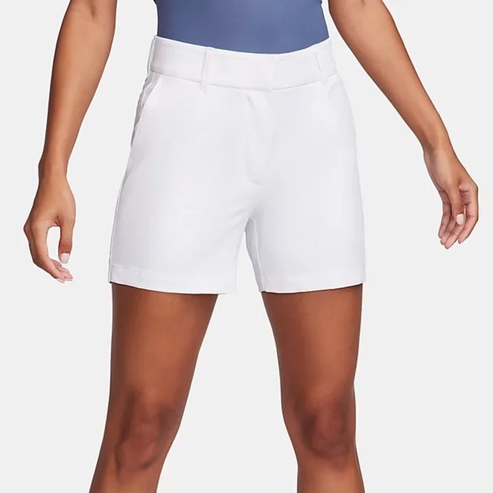 Nike Victory Golf Shorts Womens‎ L White DA3209-100 Dri-FIT Standard Fit